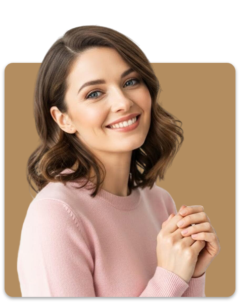 Patient smile after Air Flow treatment in barrow in-Furness