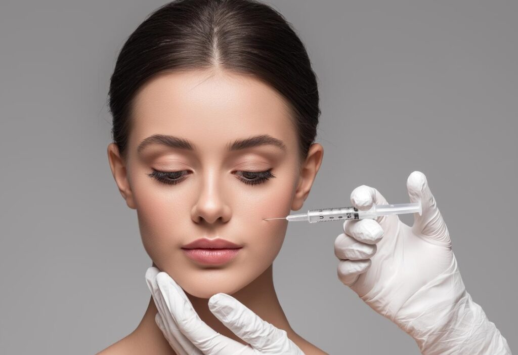 Patient receiving Botox treatment in barrow in-Furness