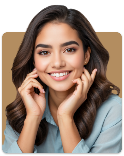 Smile makeover with veneers