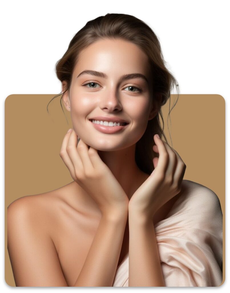 Patient smiling after under-eye filler in Barrow-in-Furness