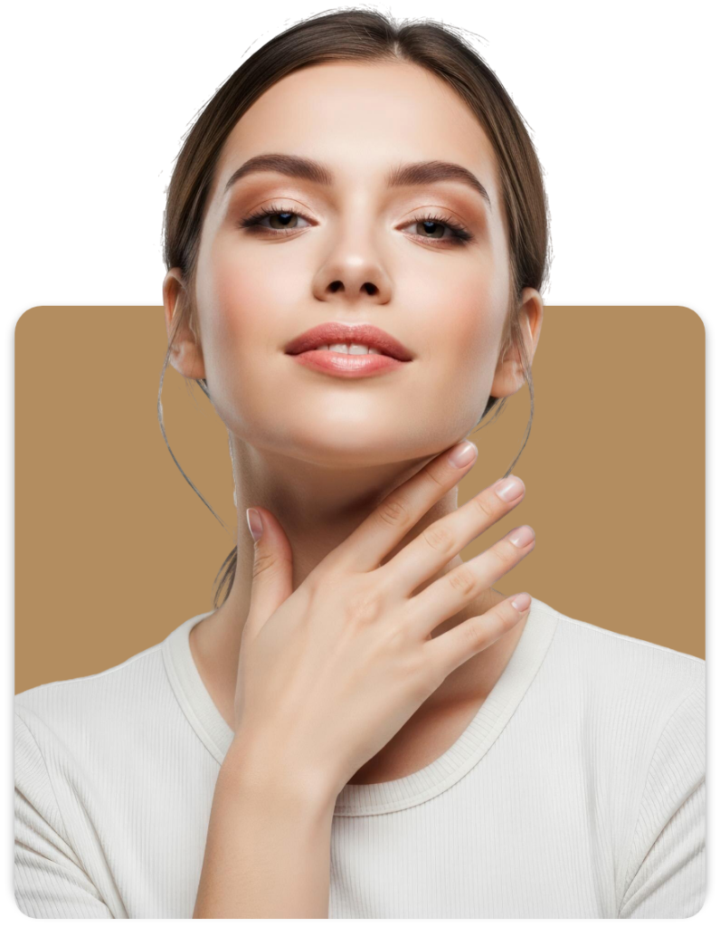 Patient smiling after marionette line filler in Barrow-in-Furness